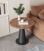 Table d'appoint moderne italienne en dalle de roche, table d'appoint pour salon, table basse de réception d'hôtel