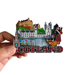 Aimants de réfrigérateur en bois personnalisés avec logo, dessin animé 3D mignon et sûr, cadeau d'anniversaire pour enfants, thèmes voiture, ville, château - Product Image 2