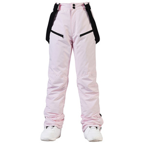 Pantalones de Esquí <span class=keywords><strong>con</strong></span> <span class=keywords><strong>Tirantes</strong></span> para Hombre y <span class=keywords><strong>Mujer</strong></span>, Pantalones de Snowboard Impermeables, Cortavientos, Cálidos y Gruesos para Invierno, 100% Poliéster Sin Costuras - Product Image 3
