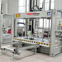 Presse à froid pour le travail du bois de type chaîne entièrement automatique 1300*2500 50t avec chargement et déchargement automatiques