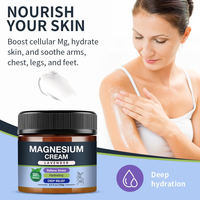 Crème de magnésium à la lavande biologique, absorption rapide, soulagement des tensions musculaires, crème apaisante pour les articulations, pour calmer le stress et favoriser le sommeil