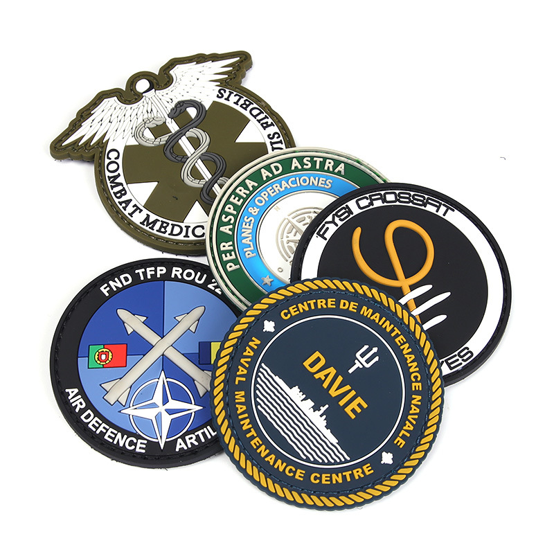 Écusson personnalisé en PVC/caoutchouc