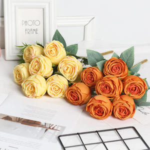 Flor de simulación de rosa de concubina Imperial, decoración de escritorio de boda súper realista, decoración de patio al aire libre, Romántica - Product Image 6