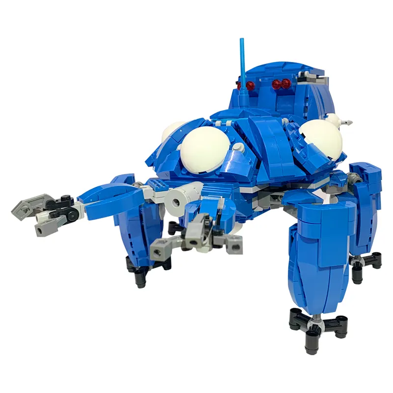 GoldMoc Fantasma na Concha Conjunto de Blocos de Construção Filme Anime Robot Toy Full Gobricks MOC Compatível com Brinquedo