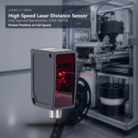 Capteur de distance laser LR-TB5000 DTOF 1000Hz IP65 pour machine à ruban et bobine, pour positionnement de poche à pleine vitesse, Fourniture d'usine OEM