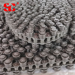 שרשראות מסוע תעשייתיות דו-שורתיות למכירה חמה עם גלגלים חיצוניים מניילון/פלדת אל-חלד תוצרת סין 40 50 60 80 C2040 - Product Image 4