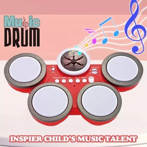 JinYing Nouveaux instruments de musique électroniques intéressants, mini tambour pour bébé, jouet pour enfants - Product Image 2