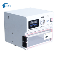 Machine de réparation d'écrans LCD 2-en-1 N20+ 7 pouces avec écran tactile, machine à retirer les bulles et machine de laminage sous vide OCA pour téléphones et iPad