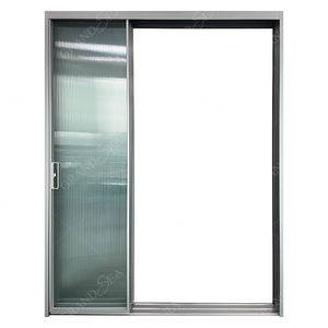 Porte coulissante en aluminium ultra-mince à 3 rails, design moderne, <span class=keywords><strong>prix</strong></span> - Product Image 3