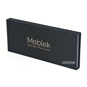 Boîte cadeau à clapet magnétique, emballage de luxe, coffret cadeau pour tasses à thé, thé en vrac, boîte cadeau magnétique noire - Product Image 3