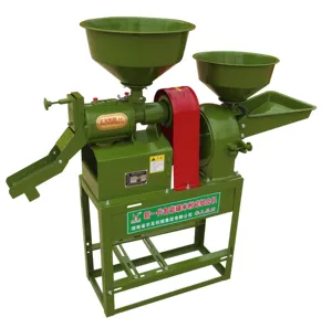 Combined rice milling machines corn milling machine