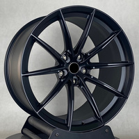 Rueda Monobloque Forjada Personalizada 20*10.5/21*11/5*132/CB66.6 Negro Brillante T6061 para BMW M5 G99 Touring 2024