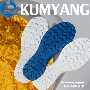 Agent de gonflage Kumyang Cellcom série JTR, poudre fine jaune, norme mondiale pour le moussage des semelles intérieures, semelles intermédiaires et semelles extérieures en <span class=keywords><strong>EVA</strong></span> - Product Image 3