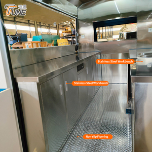 Citroen H Remorque blanche Food Truck mobile Fourgon traiteur à vendre Signalisation LED Logo gratuit - Product Image 2