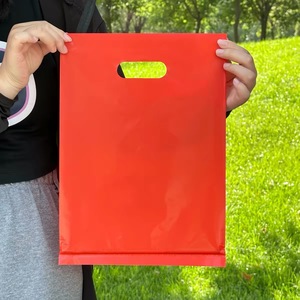 Bolsa de Plástico BOPP Desechable con Sellado Térmico y Asa Troquelada para Negocios - Product Image 6