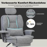 Chaise de Gaming Multifonctionnelle Inclinable et Pivotante avec Repose-Pieds et Support Lombaire Épaissi pour Cybercafé – Confort Ultime et Design Moderne
