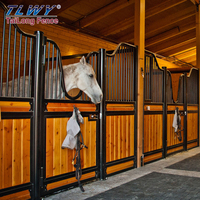 Écurie extérieure avec toit 2.2m Écuries pour chevaux Écuries durables Tente pour chevaux
