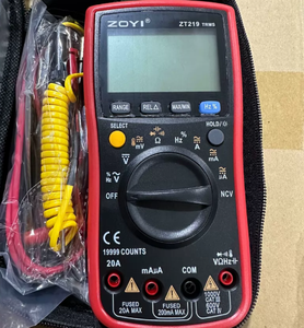มัลติมิเตอร์ดิจิตอล Zoyi Zt Series ราคาดี รับประกัน 1 ปี รุ่น Zt-219 Zt303 Zt102a Zt-225 Zt-203 Zt-102l Zt-300ab Zt-98 - Product Image 2