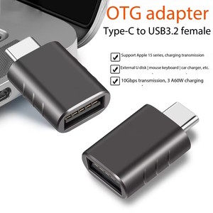 OEM Logo USB Loại C Adapter kết nối thiết kế riêng Kẽm hợp kim OTG Adapter Mini USB C nam nữ cho máy tính xách tay sử dụng bán buôn - Product Image 2