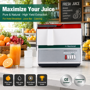 Extracteur de jus centrifuge commercial Dragon <span class=keywords><strong>800W</strong></span>, 4 vitesses, 17500 tr/min, SUS304, machine à jus professionnelle pour hôtel, bar - Product Image 1
