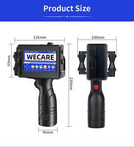 Wecare אוטומטי נייד tij הזרקת דיו מכונת קידוד אצווה עבור הדפסת עץ פלסטיק - Product Image 2