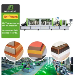 BCAMCNC High efficiency edge banding machine 8 functions with pre-milling and corner trimming