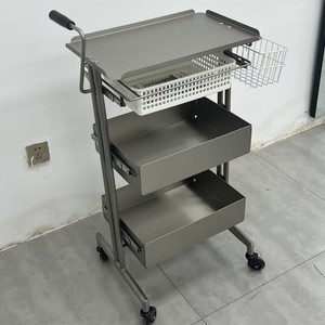 Carrello per Parrucchiere con Funzione di Stoccaggio, Carrello Mobile Resistente per Uso in Salone - Product Image 2