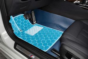 Tapis de sol de voiture Audi Q5, style <span class=keywords><strong>sport</strong></span> luxueux, ensemble complet 3 pièces, épaisseur 10 mm, toutes saisons, en PP, PET et nylon - Product Image 5
