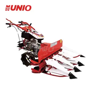 Farming walking tractor agriculture mini corn chili paddy harvester machine millet harvesting