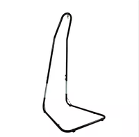Support de chaise suspendue en fer réglable et incurvé - Meuble d'extérieur résistant aux intempéries pour usage intérieur/extérieur