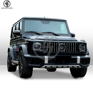 ชุดแต่งตัวถังรถยนต์รุ่นใหม่ W463 อัพเกรดเป็น W465 สำหรับ G Wagon G63 G500 G550 ปี 2000-2018 ผลิตจากวัสดุ PP+คาร์บอนไฟเบอร์แห้ง ประกอบด้วยกันชน ฝากระโปรง และบังโคลน - Product Image 4