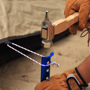 Piquets de tente en alliage d'aluminium pour l'extérieur, 31 cm, en forme de U, ultralégers, résistants au vent, pour bâche de plage et équipement de camping - Product Image 2