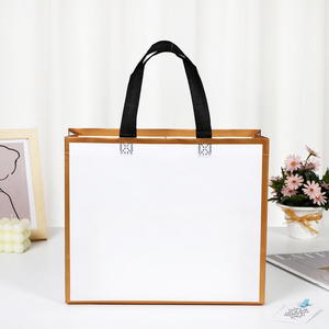 Bao bì tái sử dụng <span class=keywords><strong>Polypropylene</strong></span> nhiều lớp không dệt mua sắm Tote với in logo tùy chỉnh - Product Image 3
