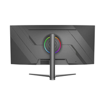 Moniteur incurvé pour jeux 4K PC 144Hz HDR400, écran large 38 pouces, moniteurs LCD 3840*1600 1Ms, courbe R2300