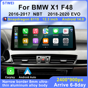 STWEI para BMW X1 F48 2016-2020 NBT EVO Series, Radio de Coche de 12.3 Pulgadas, Reproductor Multimedia, GPS, Android 14, Carpla, Android Auto - Product Image 2