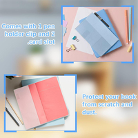 UIOWIO Couvertures transparentes de planificateur en PVC de haute qualité et moins chères à prix d'usine Protecteur de cahier Couverture de livre en plastique pour les étudiants