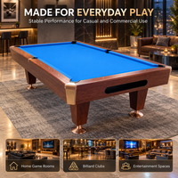 Table de billard de tournoi de 9 pieds, table de billard professionnelle personnalisée, qualité compétition, vente en gros