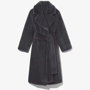 Long lapin cheveux vison fourrure Imitation femmes en <span class=keywords><strong>peluche</strong></span> veste <span class=keywords><strong>manteau</strong></span> de fourrure épaissi automne et hiver <span class=keywords><strong>manteau</strong></span> grande taille femmes manteaux - Product Image 5