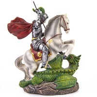 Bibelot chrétien Yorgi Saint George, fait à la main, bénédiction et Protection, pour la maison