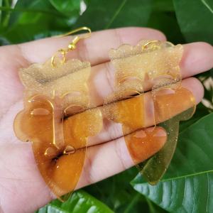 Moldes de fundición de silicona hechos a mano Kingnoo para adornos decorativos DIY y pendientes forma Irregular X0274 - Product Image 4