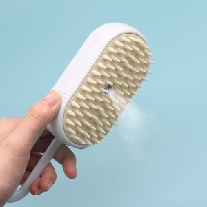 Brosse de massage pour chats avec vaporisateur, brosse démêlante, brosse de toilettage à vapeur avec pulvérisation, outil d'élimination des poils de chat - Product Image 2