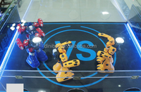 Máquina de Juego Arcade de Lucha con Robots, Diseño Atractivo, Operada con Monedas, para 4 Jugadores, con Gabinete Metálico, para Niños