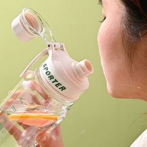 ขวดน้ำกีฬาขนาดใหญ่ 1000 มล. พลาสติกใส พร้อมที่กรองชา ขายดีปี 2025 - Product Image 5