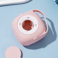 Brosse de toilettage pour animaux de compagnie en silicone souple avec distributeur de savon et forme personnalisée pour chiens, chats et petits animaux - Couleurs personnalisées