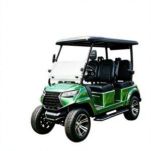 Voiturette de golf électrique GRENTEK 2-8 places, véhicule utilitaire vert pour les terrains de golf et les utilisations hors route et sur routes non publiques - Product Image 6