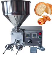 Máquina Comercial para Rellenar Pasteles, Dosificador Industrial de Masa para Cupcakes, Muffins, Tostadas, Sándwiches, Inyector de Crema y Mermelada, Máquina de Panadería