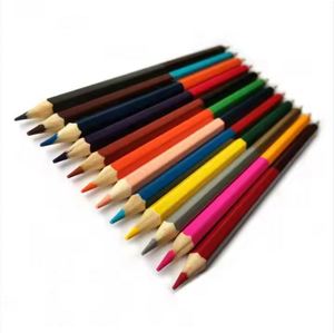 Crayons de couleur de qualité supérieure, 24 crayons double couleur personnalisés en gros pour l'art et la créativité - Product Image 2