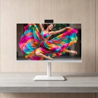 Ordinateur tout-en-un OEM 27 pouces Écran FHD Monobloc Barebone Couleur blanche