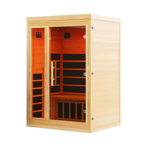 Prix le moins cher Sauna infrarouge intérieur en bois massif pour 2 personnes Sauna infrarouge lointain en pruche pour usage domestique - Product Image 6