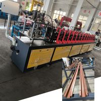 Nuevo acero galvanizado 0,4-0,8mm de espesor tipo Omega, armazón de techo, canal de enrasado, máquina formadora de rollos de listón de techo